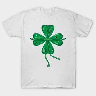 Funny dancing shamrock T-Shirt